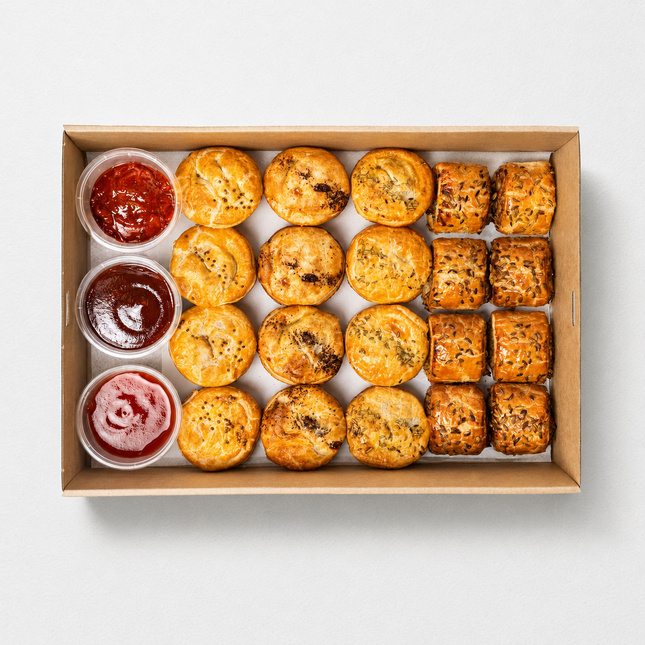 Sausage Roll & Mini Pie Box