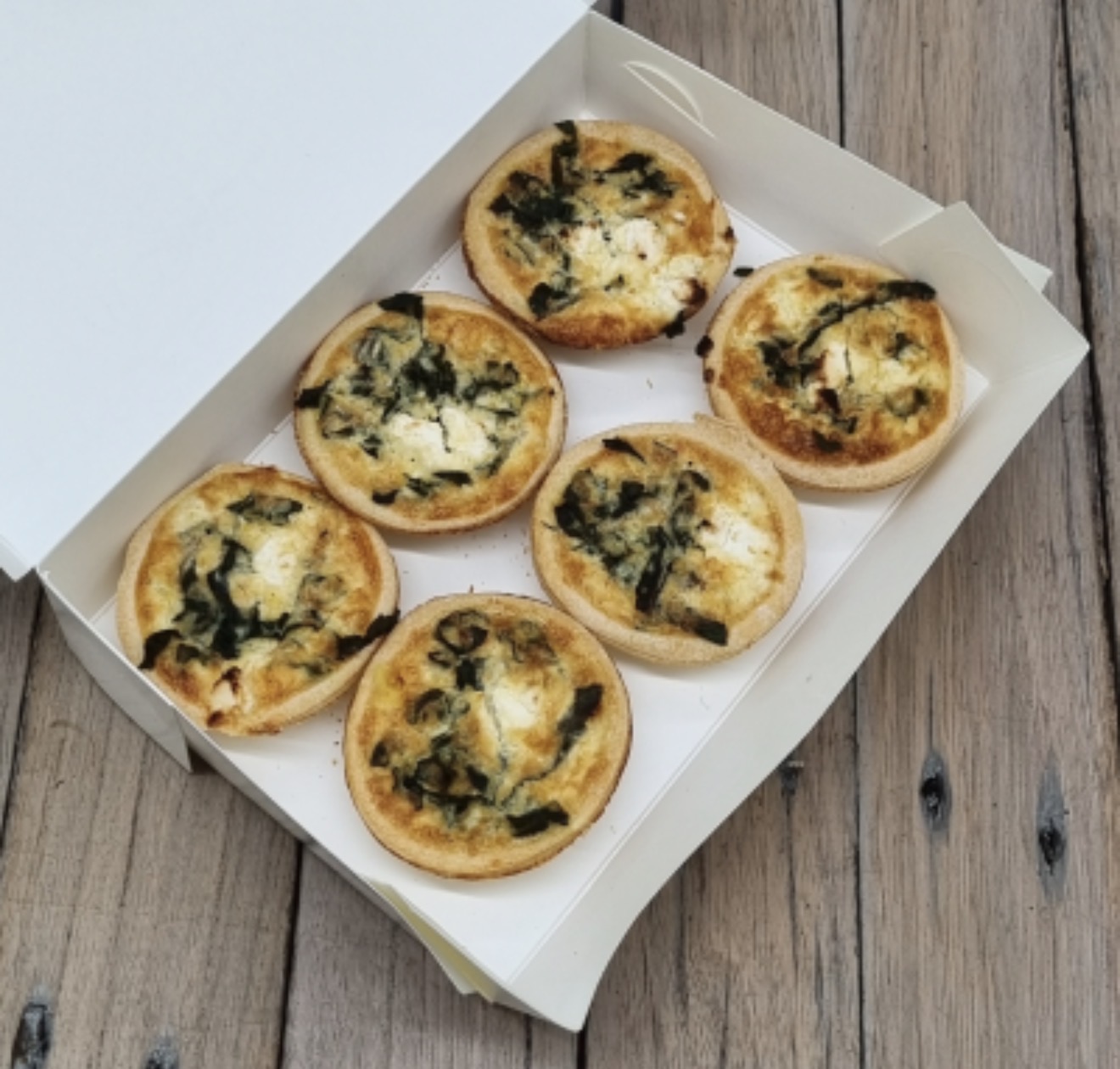 Spinach & Feta Quiche