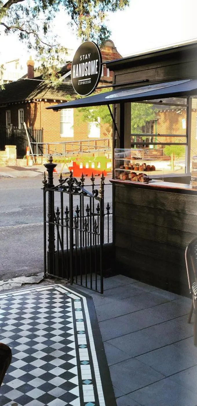 Stay Handsome Espresso kiosk in Kogarah