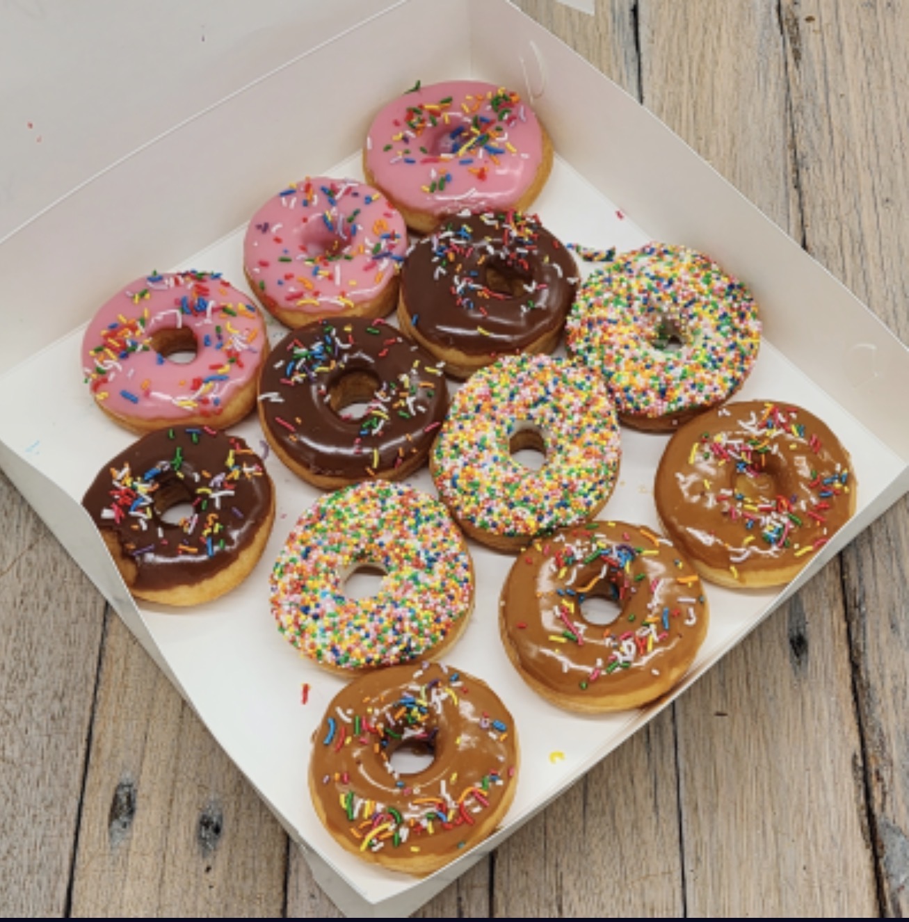 Iced Mini Donuts